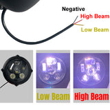 DOT SAE Motorbike Headlight LED Projector Vintage Custom Retro Bike 7'' Inch Chopper - TDRMOTO