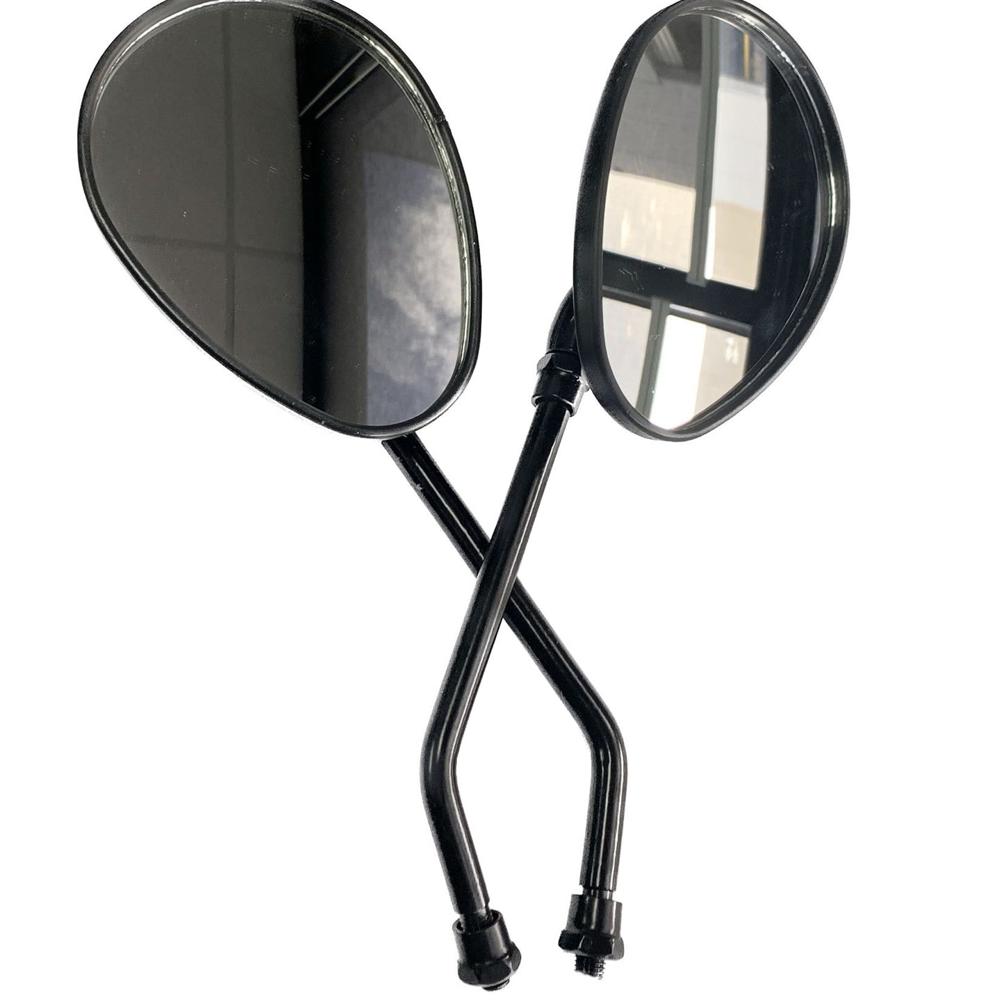 E9 10mm Black Rear View Mirror For Motorbike Motorcycle Universal Fitment For Honda Suzuki Kawasaki