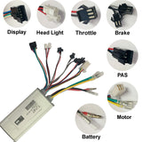 48V 22A Brushless Motor Controller for eBike Bicycle Scooter eBike S518 500W - TDRMOTO