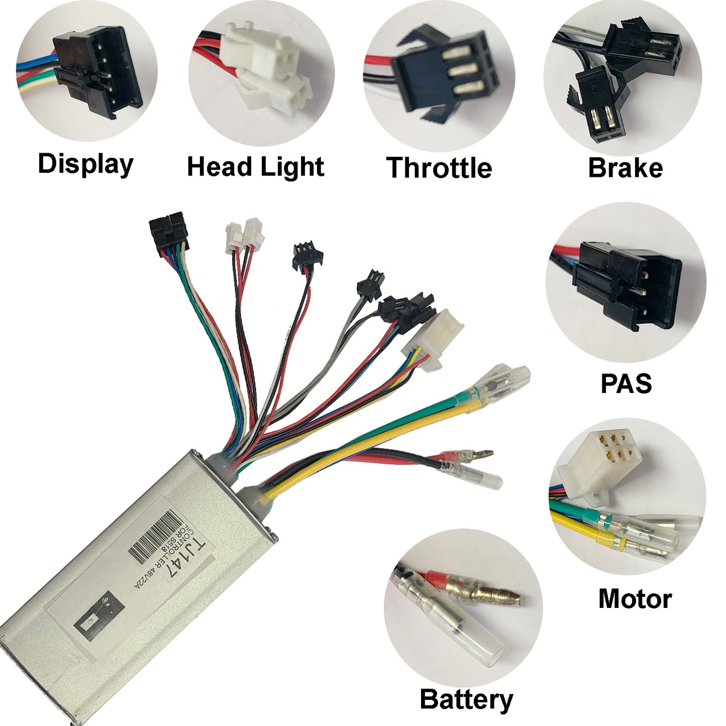 S900 Waterproof LCD Display + Controller For 48V Electric Bike eBike