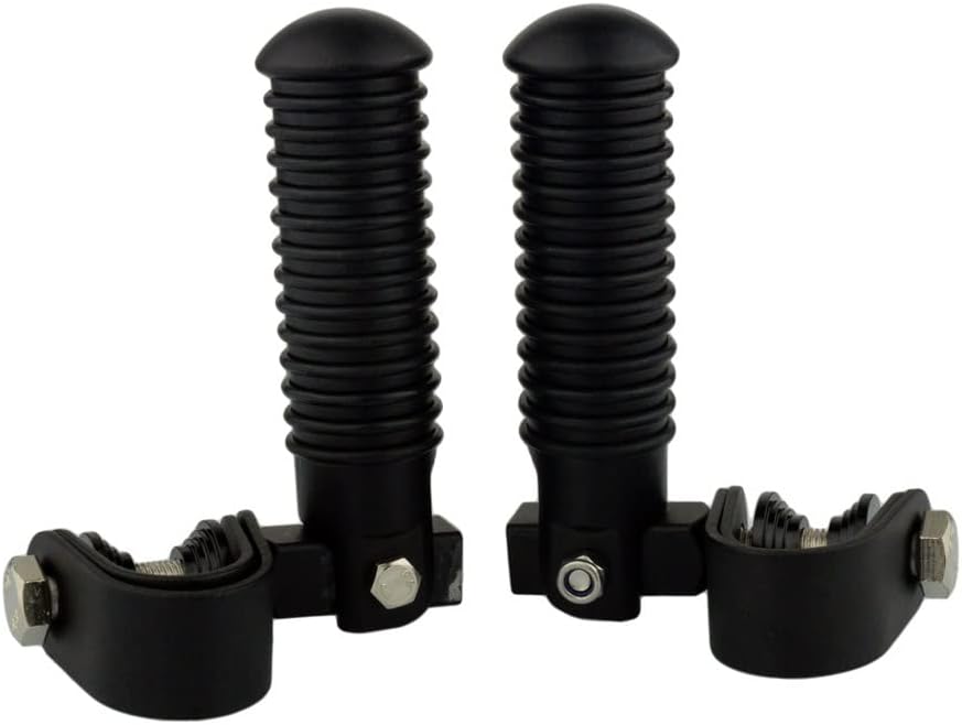 U-Clamp Motorcycle Foot Pegs Rest Highway Engine Crash Bar For Harley 1"~ 1-1/4"