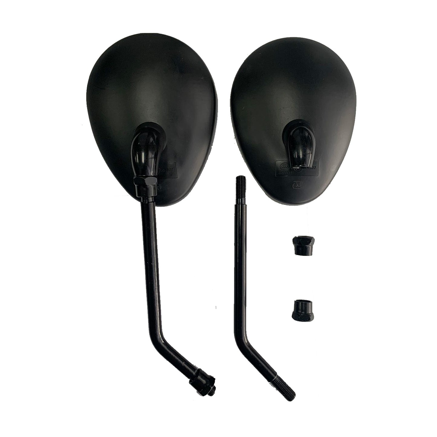 E9 10mm Black Rear View Mirror For Motorbike Motorcycle Universal Fitment For Honda Suzuki Kawasaki