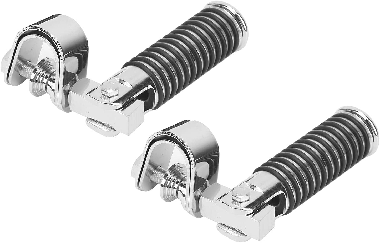 U-Clamp Motorcycle Foot Pegs Rest Highway Engine Crash Bar For Harley 1"~ 1-1/4"