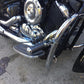 U-Clamp Motorcycle Foot Pegs Rest Highway Engine Crash Bar For Harley 1"~ 1-1/4"