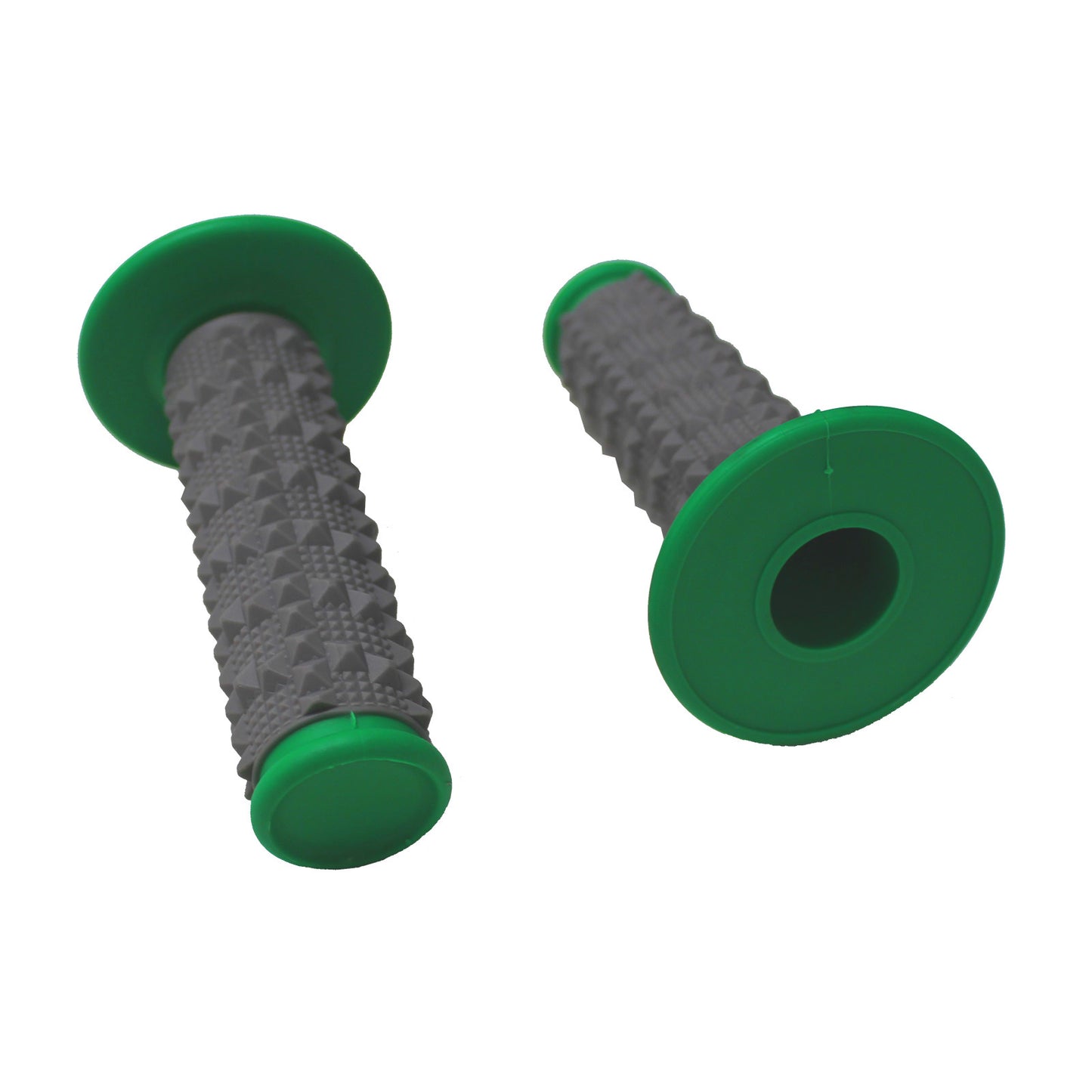 Green MX Motorbike Hand Grips Dirt Pit Quad Bike Handle bars 22mm 7/8"