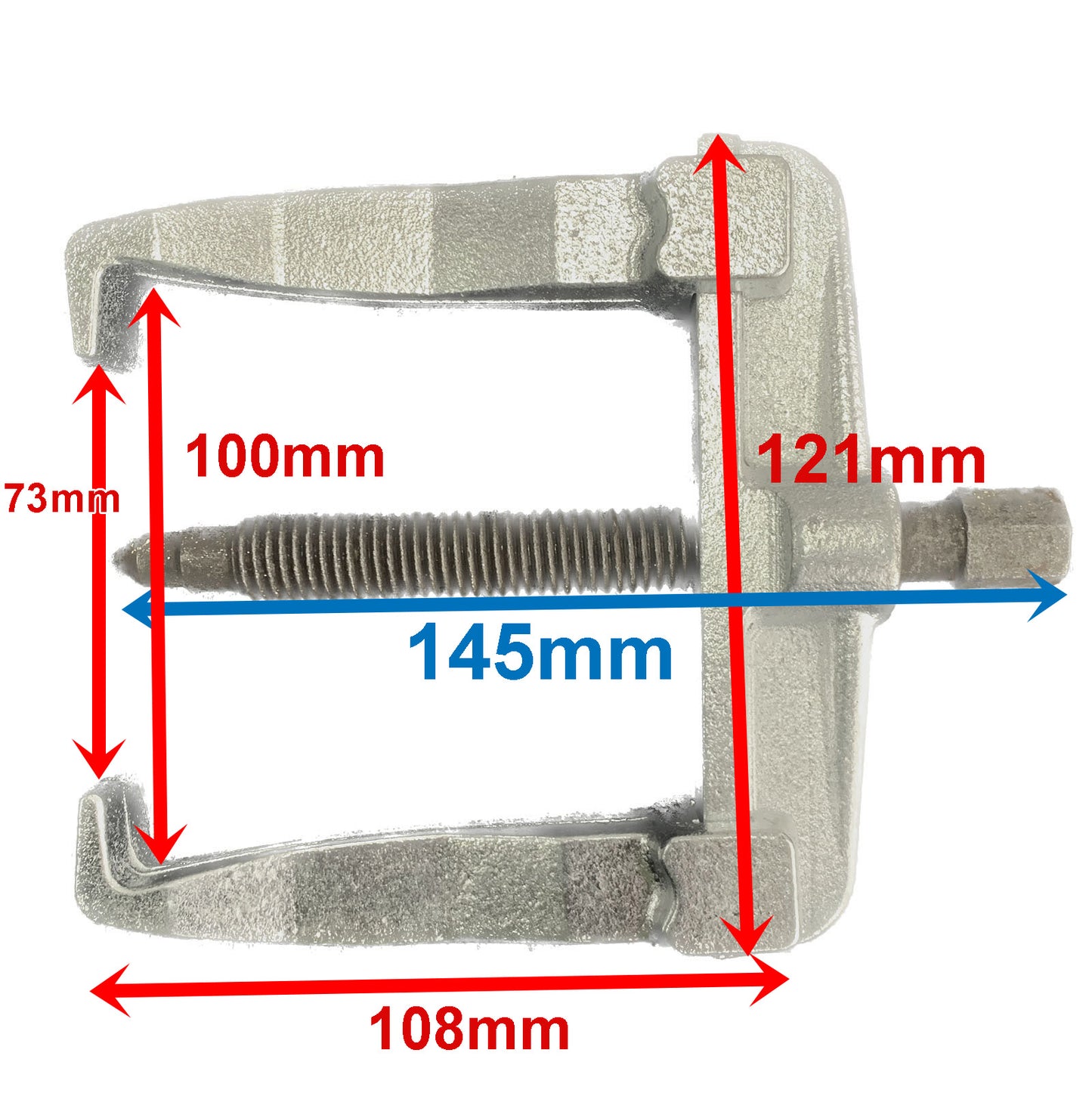 Gear Puller Two Jaw 2 Arm Gear Puller 70mm x 80mm Bearing Disassemble Tool NEW