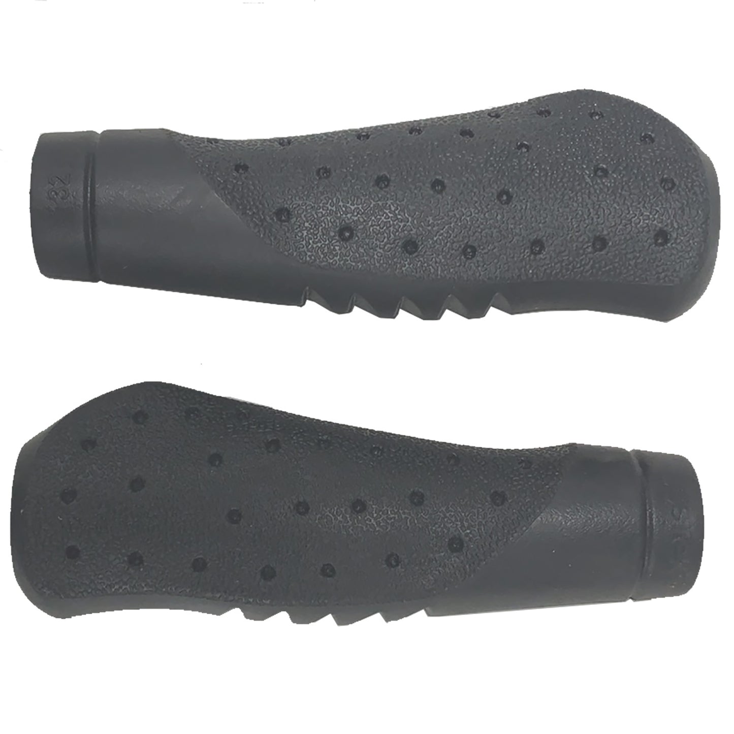 Black Ergonomic Motorcycle Bicycle Hand Grip Handle Bar for Bike 7/8" 22MM