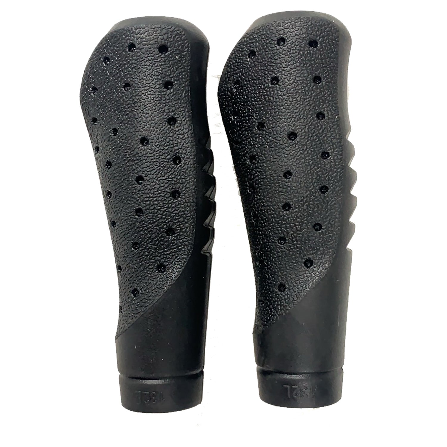 Black Ergonomic Motorcycle Bicycle Hand Grip Handle Bar for Bike 7/8" 22MM - TDRMOTO