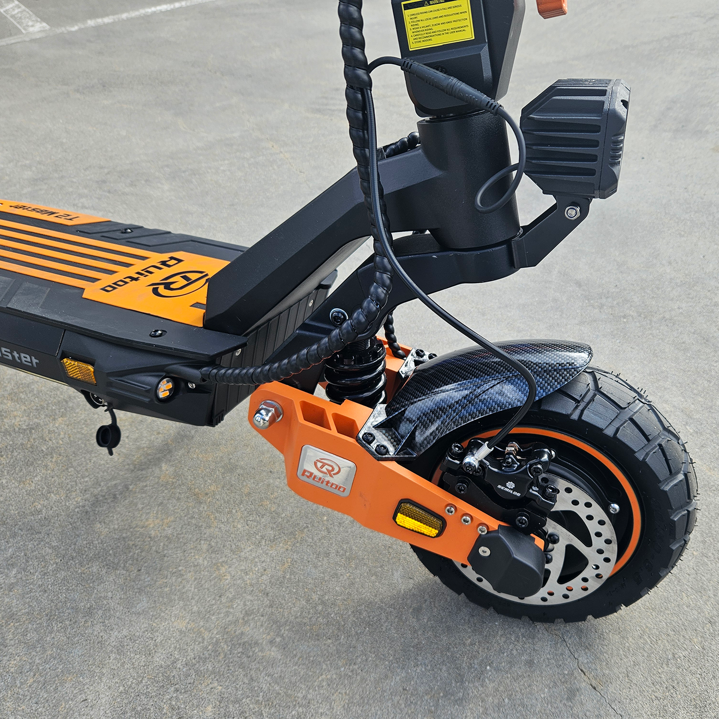 Ruitoo T2 Master 2400W Electric Scooter 60KM/H Off Road Adult Portable E-Scooter