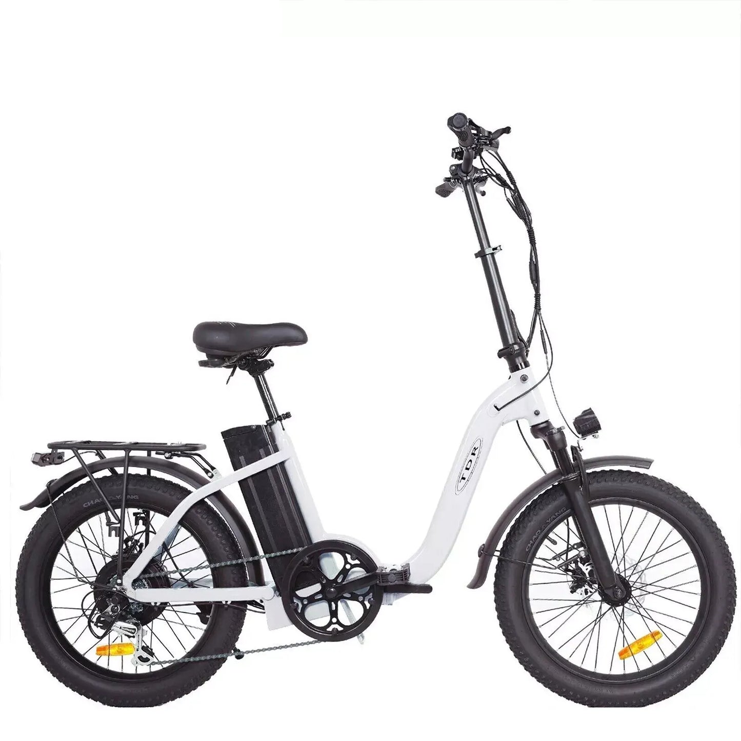 TDR 500W Fold Electric Bike 20''Bicycle Commuter E-Bike White