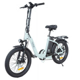TDR 500W Fold Electric Bike 20''Bicycle Commuter E-Bike White - TDRMOTO