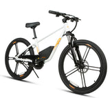 Eunorau 24" Wheel Electric Bicycle for Junior Kids 24V 10AH 250W White EBIKE 3 SPEED