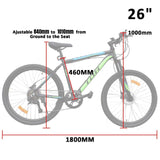 350W TDR Black Mountain Electric Bike 26'' 27.5'' 29" Downtube Battery