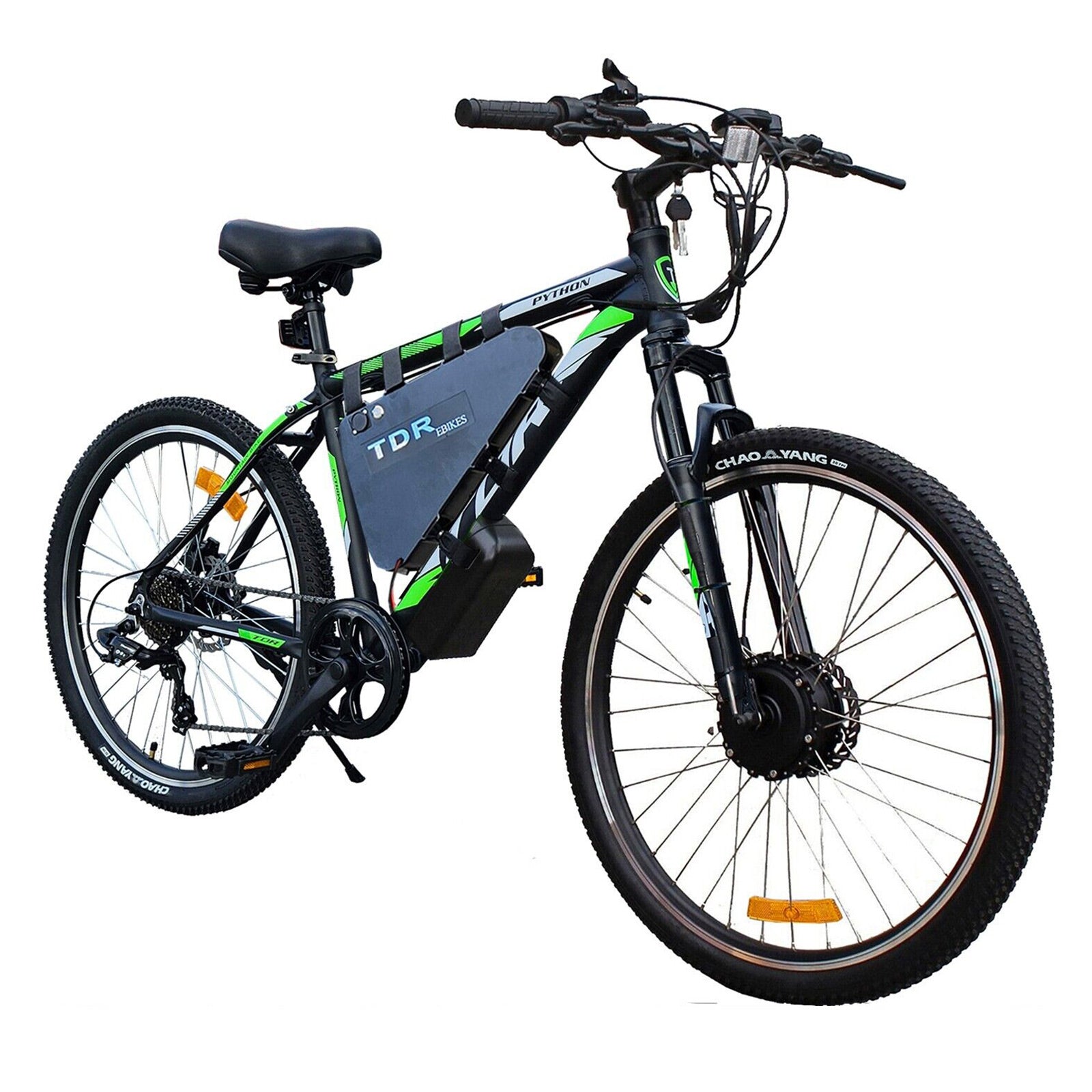 500W Front Hub TDR Mountain Electric Bike 26'' 27.5'' 29" Triangle Battery - TDRMOTO