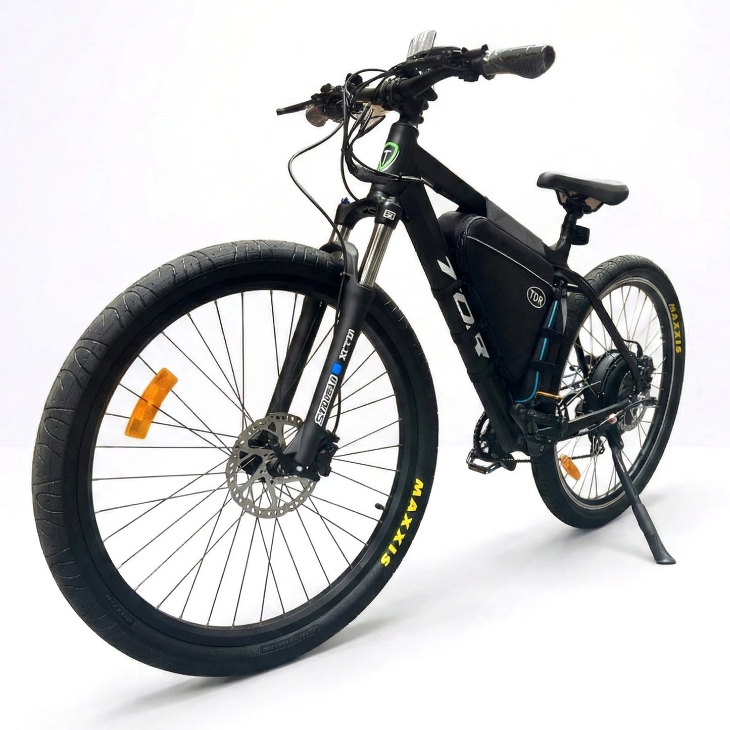 1500W TDR Mountain Electric Bike 29" Bagged Battery Black Frame - TDRMOTO