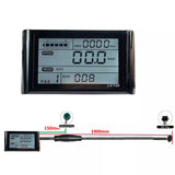SW900 LCD Display Meter Control Panel 24V 36V 48V 52V 60V 72V for E-Bike Electric Bicycle Scooter - TDRMOTO