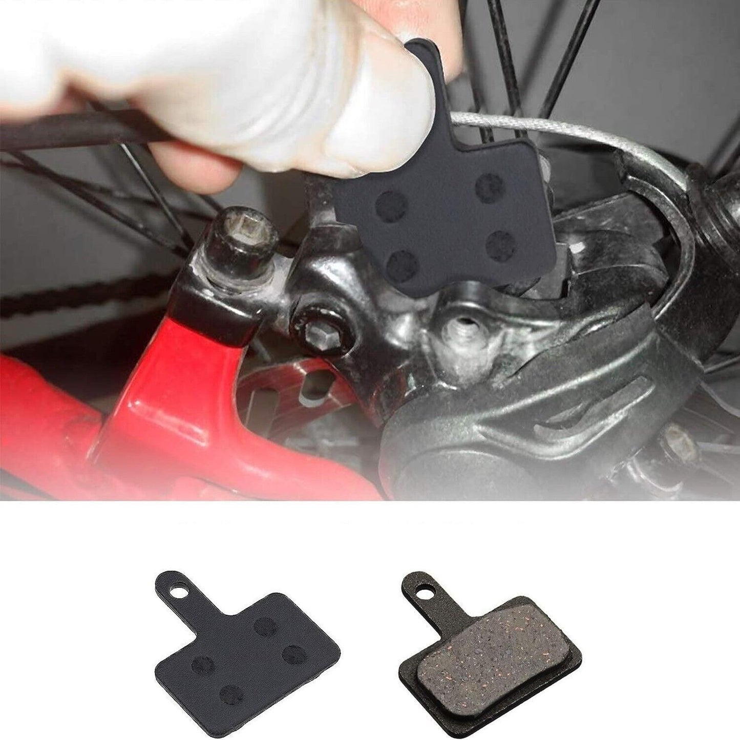 2 Pair of Mountain Bike Bicycle Disc Brake Pads For Shimano Hydraulic Mechanical