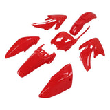 RED CRF70 Plastics Fairing Guard Fender Dirt Pit Bike 140/150/160/200 cc