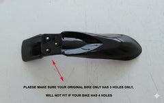 For Chinese Style Pit/Dirt Bike KTM250 Plastics Fender Fairing Body Cover -Black