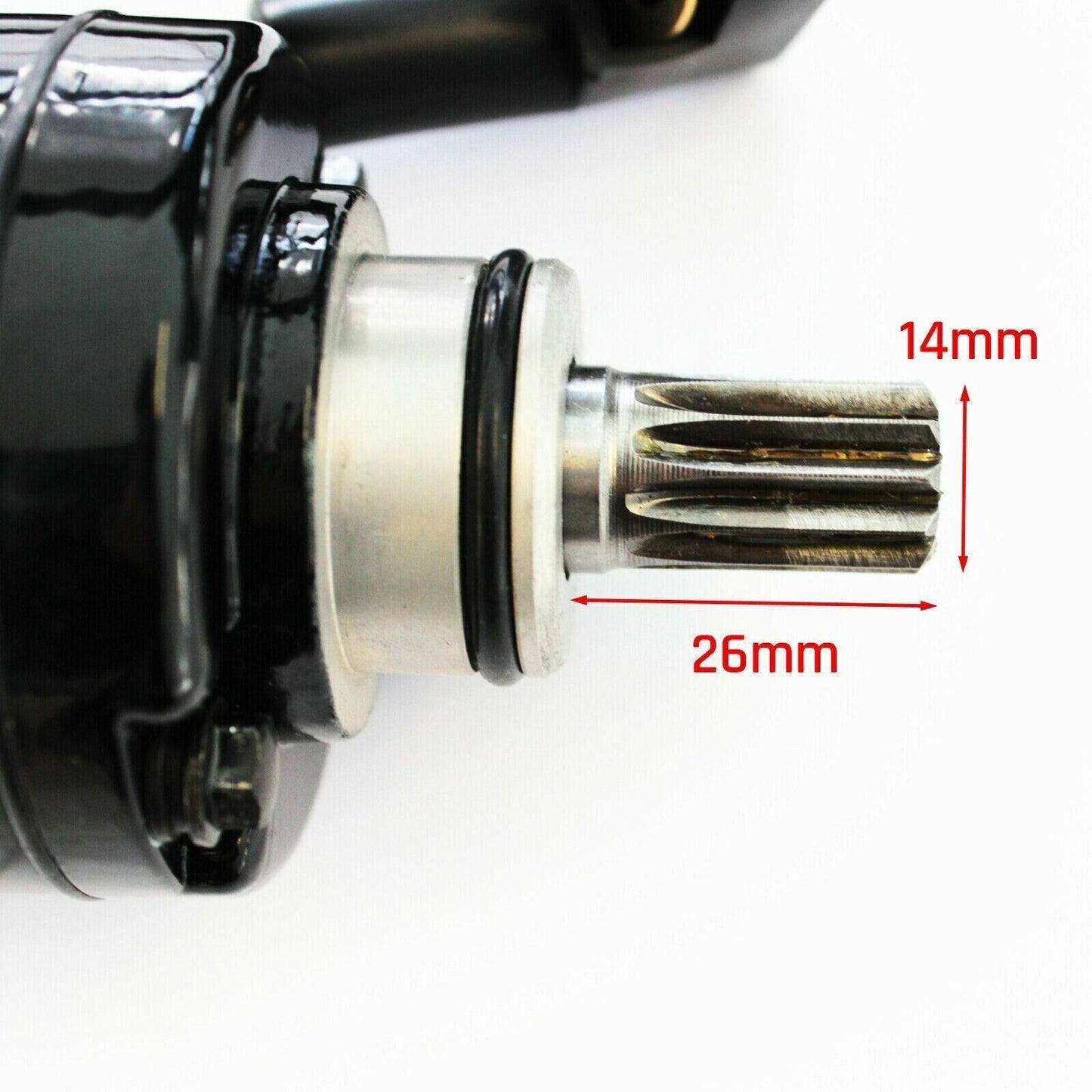 Black 11T Teeth Starter Start Motor 200c 250cc PIT Trail Dirt Quad Bike ATV