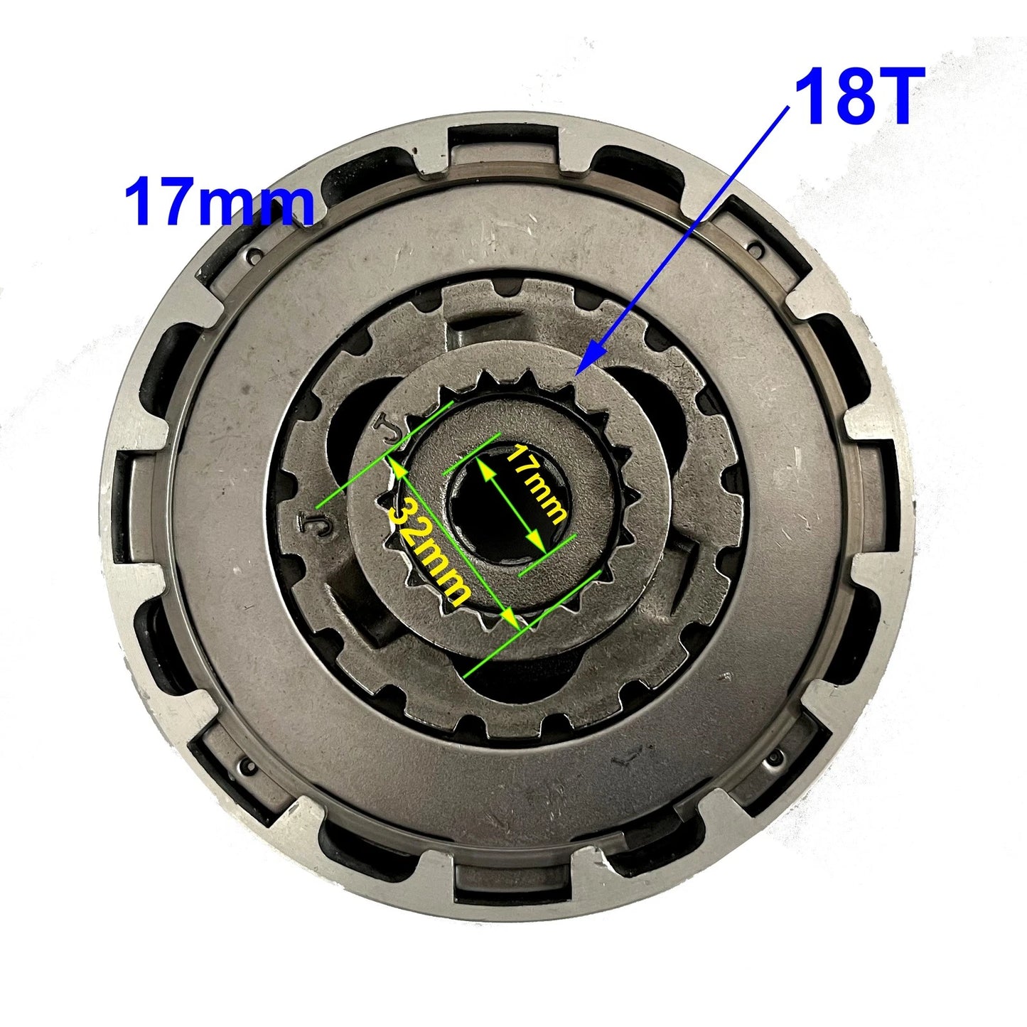 Semi Auto Engine Clutch Assembly 70cc 110cc 125cc PIT Quad Dirt Bike ATV Buggy