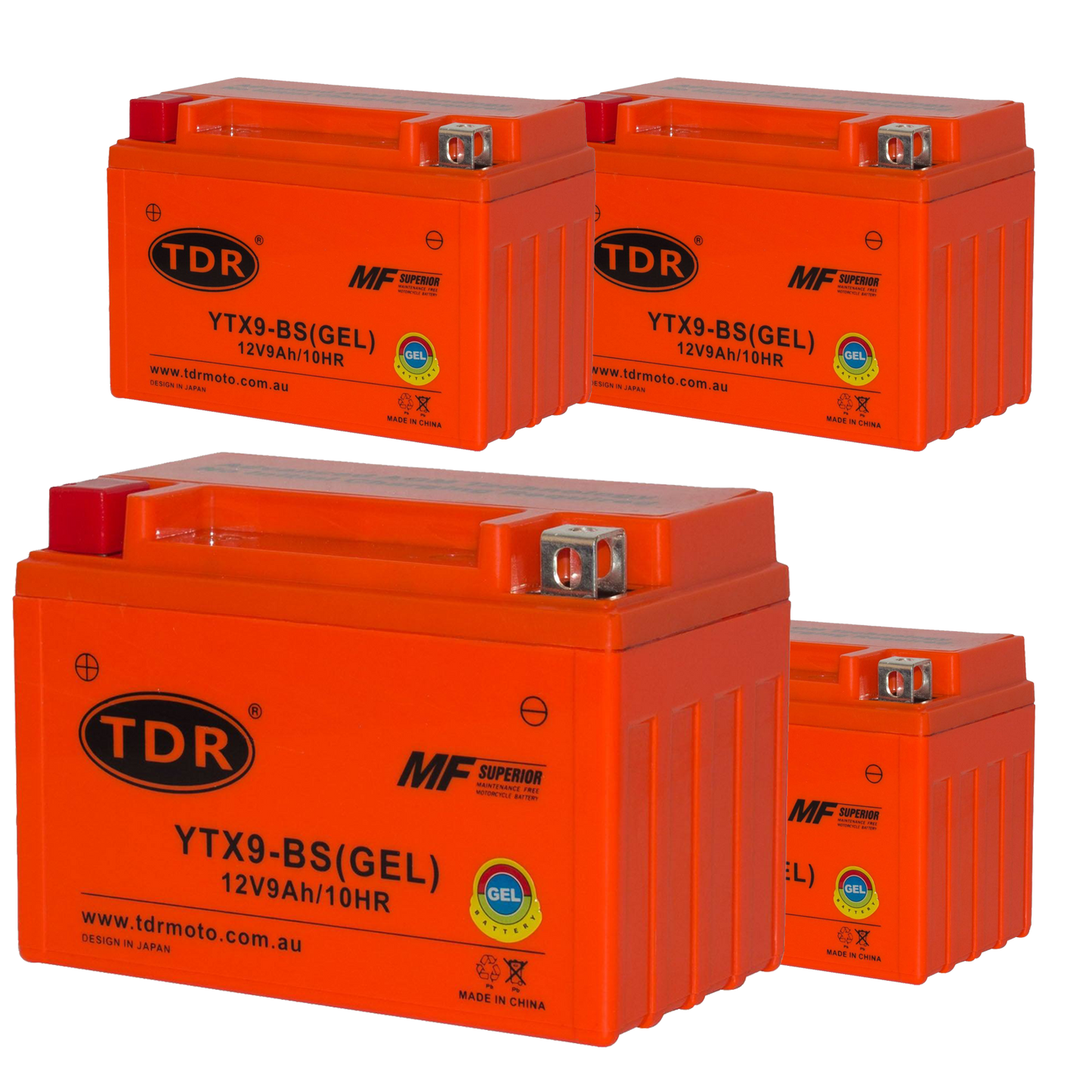 YTX9-BS 12V 9Ah Motorcycle Motorbike Gel Battery For Honda Kawasaki Suzuki GSXR Yamaha KTM LC4