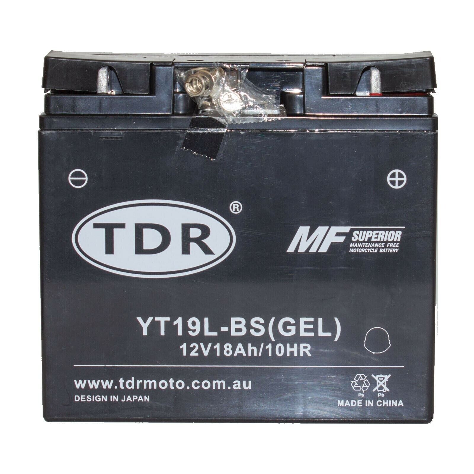 YT19BL-BS 12V 18Ah Motorcycle Battery For BMW R1150R RS RT K1100LT R1100GS R1100RS - TDRMOTO