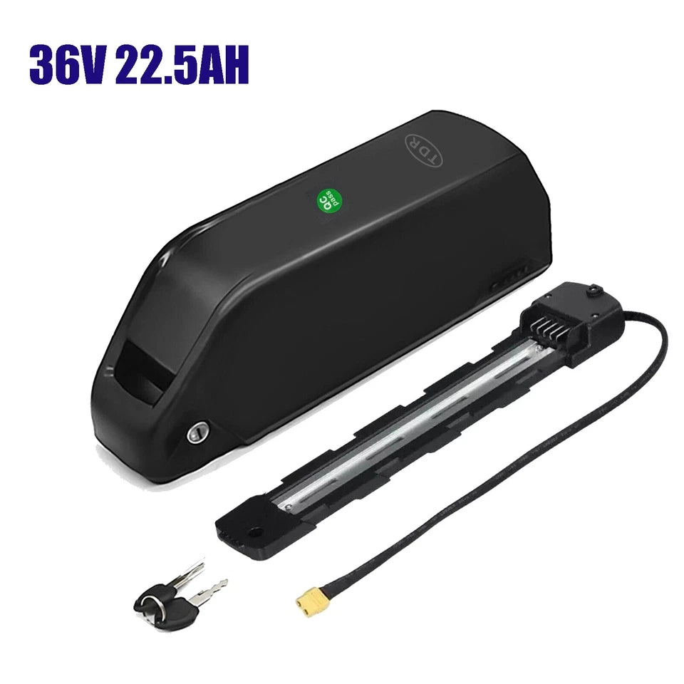 36V 22.5AH Electric Bike Battery Down Tube Style for 200W 250W 300W 350W EBike