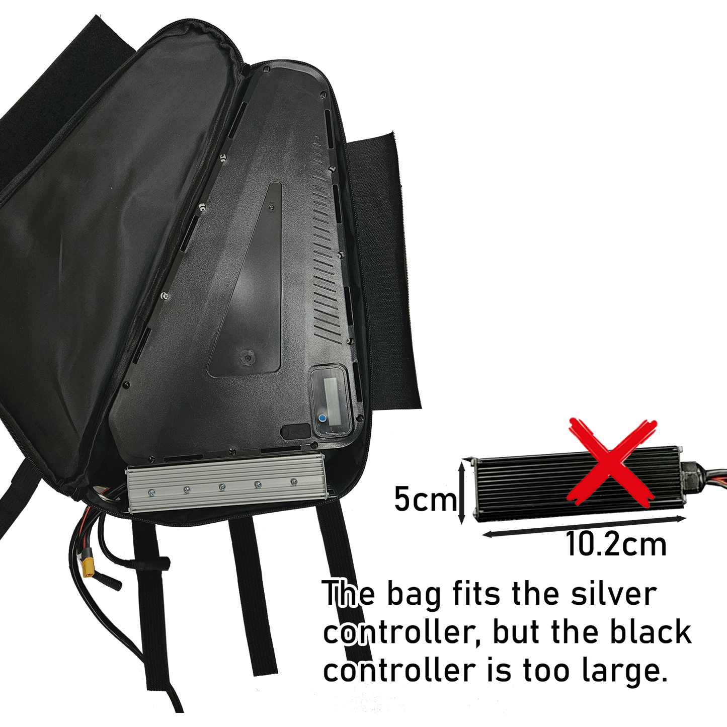 Electric Bike Triangle Battery Storage Bag Bicycle Top Tube Frame Pack Case