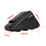 Electric Bike Triangle Battery Storage Bag Bicycle Top Tube Frame Pack Case - TDRMOTO