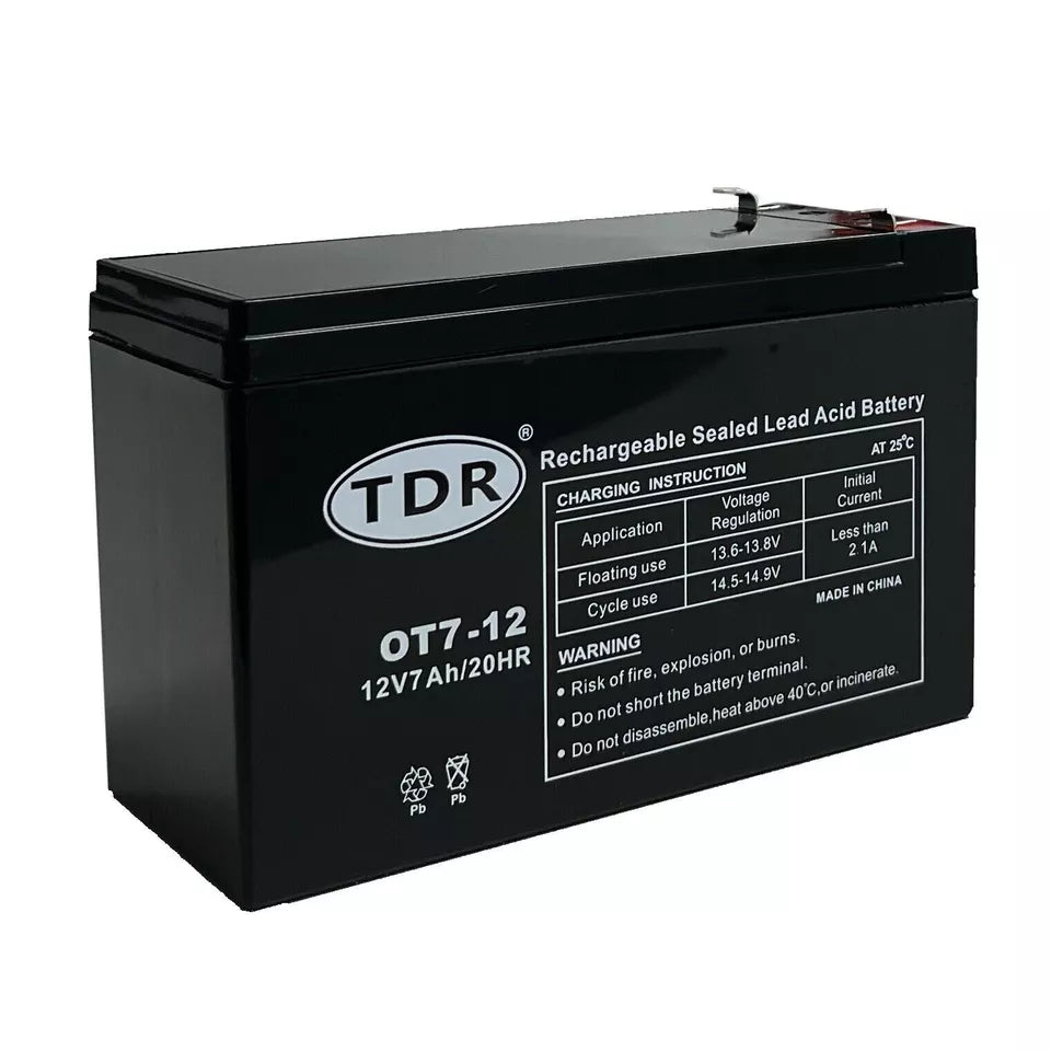 OT7-12 12V 7AH AGM SLA Battery 12V 7Ah 7.0ah for Eaton MGE UPS NBN Alarm - TDRMOTO