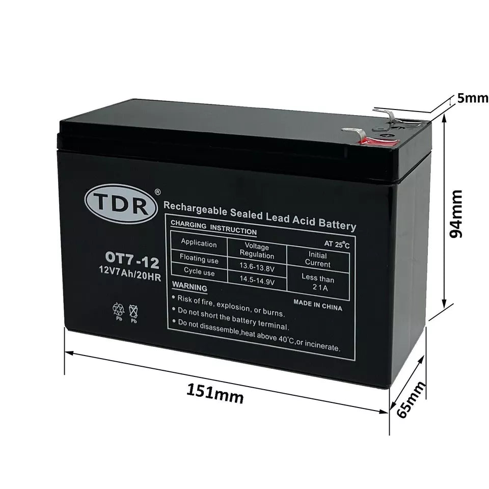OT7-12 12V 7AH AGM SLA Battery 12V 7Ah 7.0ah for Eaton MGE UPS NBN Alarm