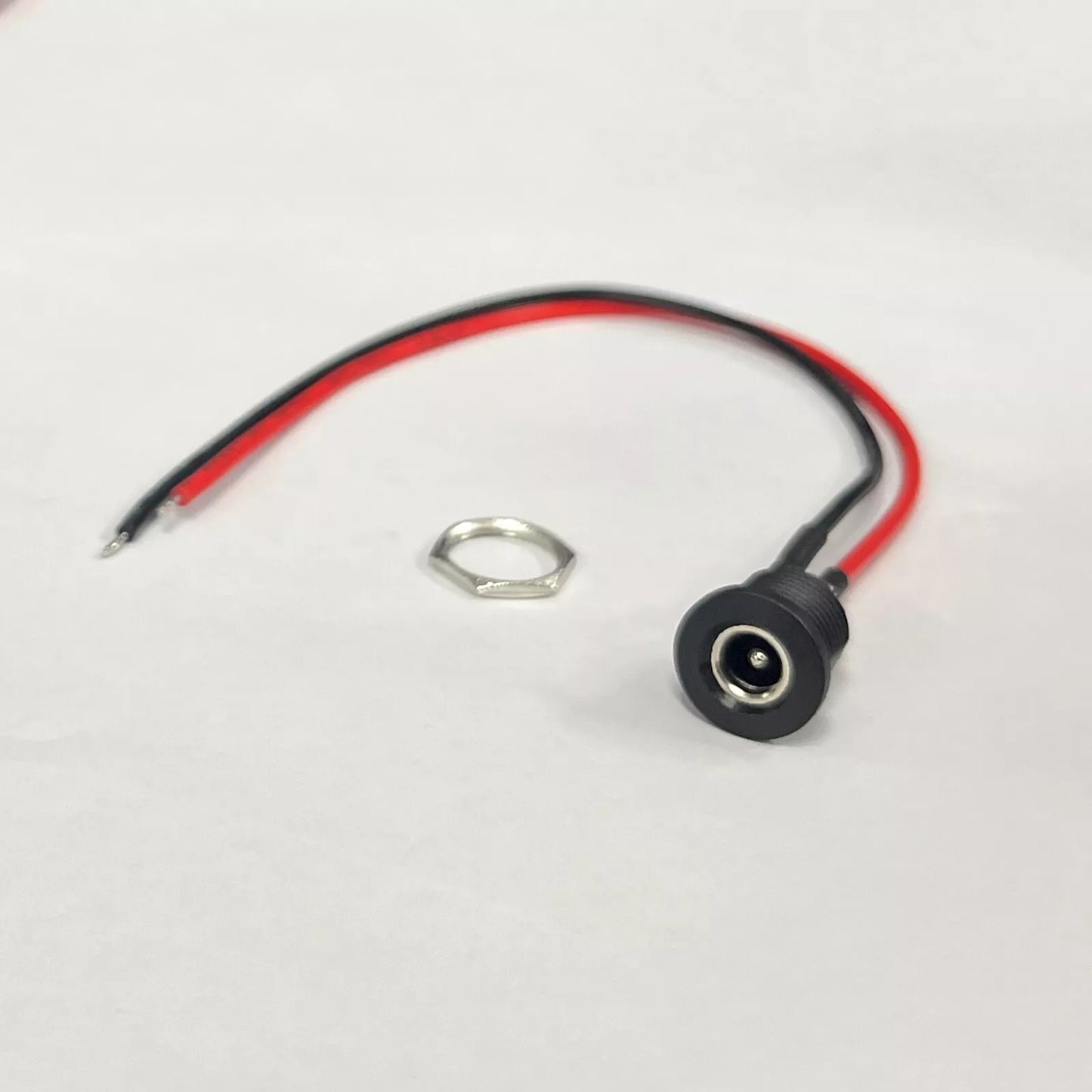 Round Holes Electric Scooter Charging Port Charger Socket DC 5.5mm x 2.1mm