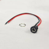 Round Holes Electric Scooter Charging Port Charger Socket DC 5.5mm x 2.1mm - TDRMOTO