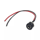 Round Holes Electric Scooter Charging Port Charger Socket DC 5.5mm x 2.1mm - TDRMOTO