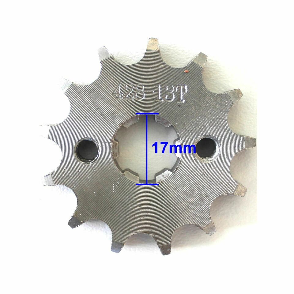 428 13T 17mm Front Sprocket
