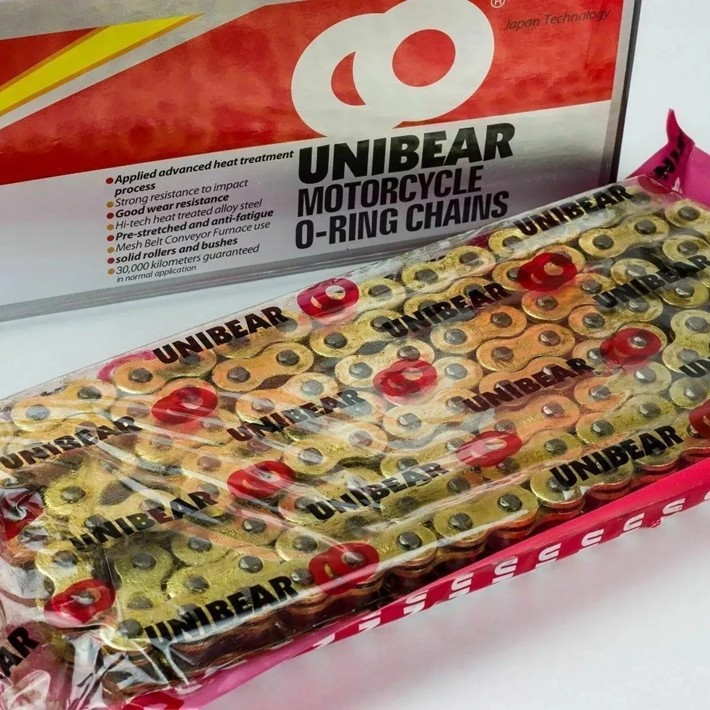 Heavy Duty 120 L O-Ring 520 Drive Chain for Honda CR125R CRF250R CRF250X CR450R