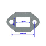 2 x Exhaust Pipe Gaskets 49cc PRO PIT Bike Trail Dirt Quad ATV Gokart Dune Buggy - TDRMOTO