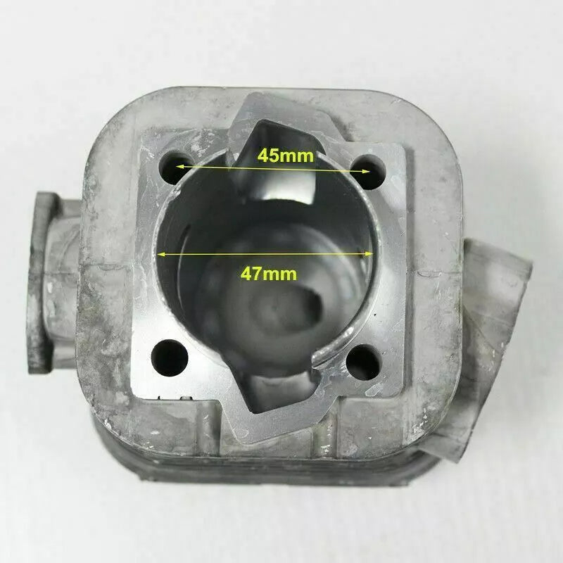 Engine Barrel Cylinder & 47mm Piston For Upgraded 80cc BT80 Motorised Motorized Bike