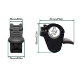 E-bike Speed Control SM 3 Pins Thumb Throttle For Electric Bike Scooter Ebike