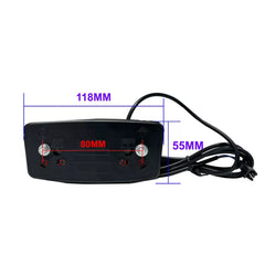 Ebike Tail Light Electric Bike TailLight Input 24V-48V LED Light with Reflector - TDRMOTO