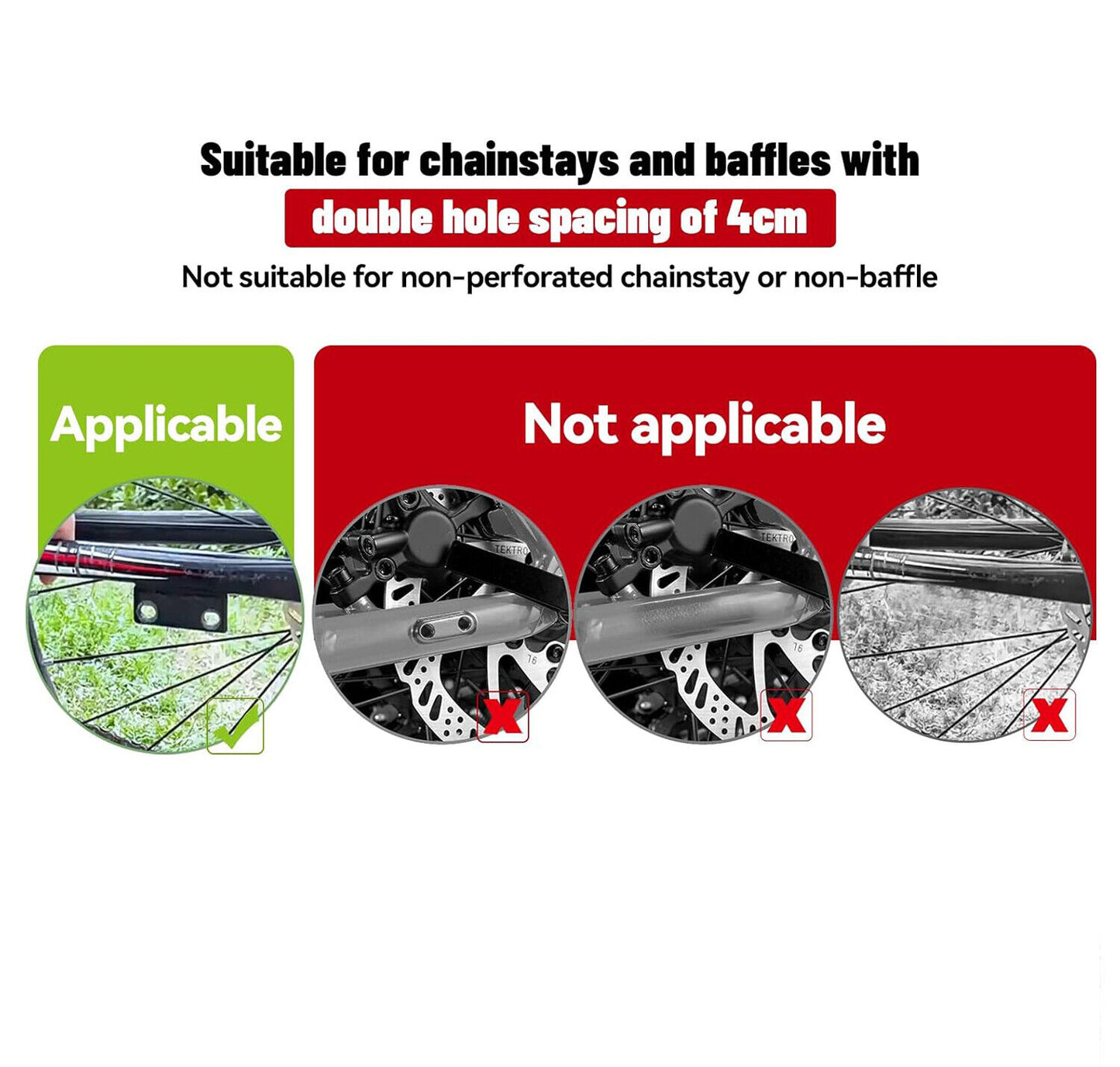 Heavy Duty Kick Stand for Bicycle Mountain Bike Road Bike