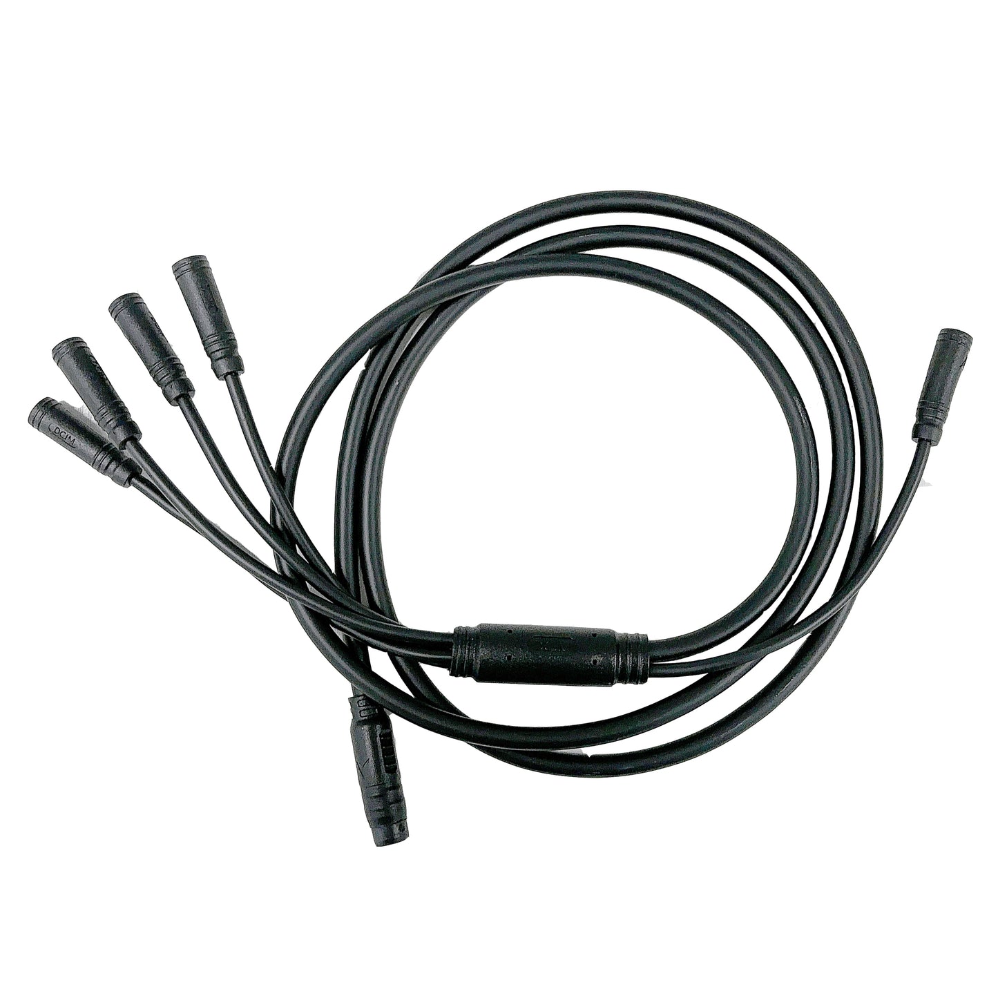 Julet 9 pin 1 To 5 Main Cable Waterproof For eBike Kit Electric Bike Controller Extension Cord Cable Adapter 5 in 1
