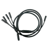 Julet 9 pin 1 To 5 Main Cable Waterproof For eBike Kit Electric Bike Controller Extension Cord Cable Adapter 5 in 1 - TDRMOTO