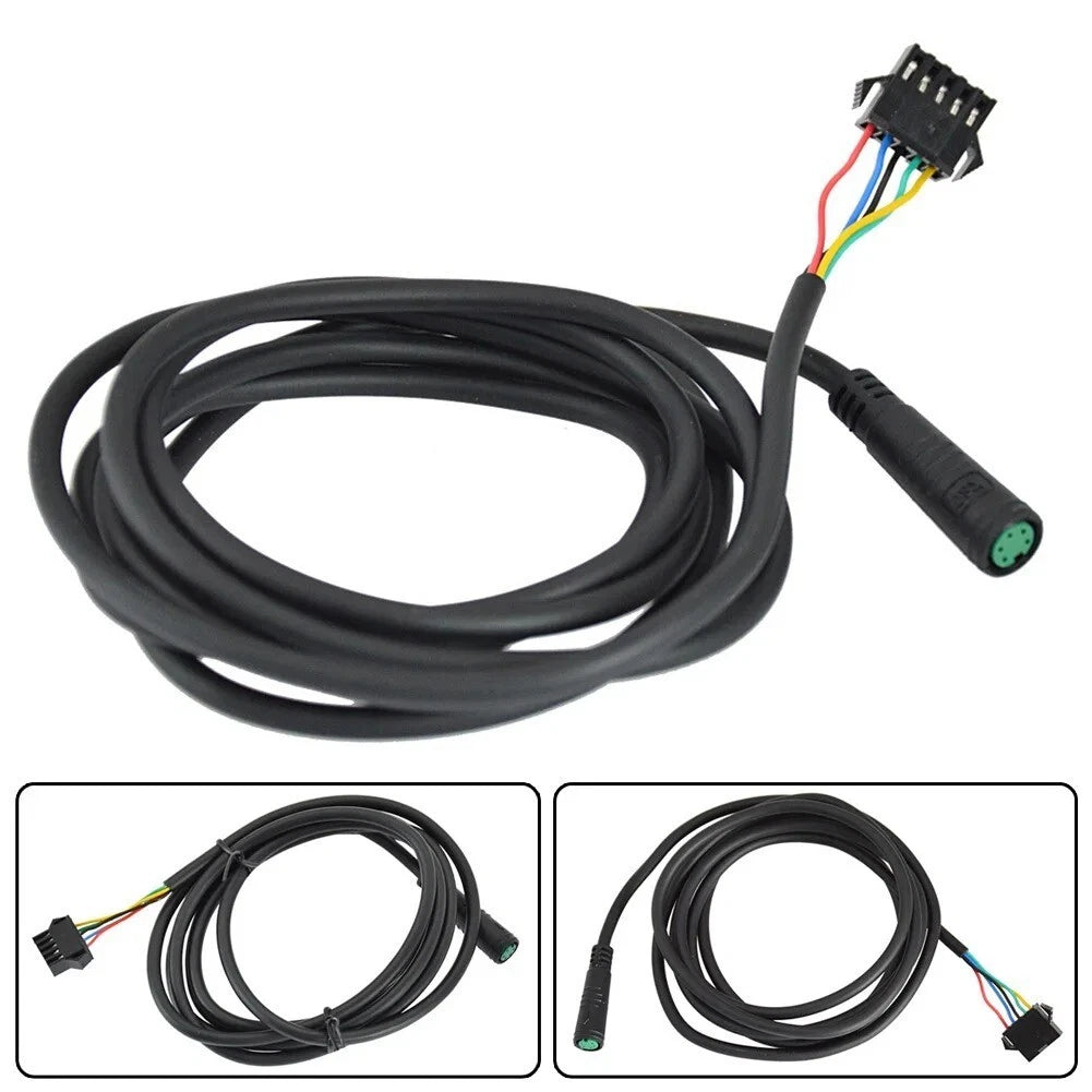 EBike Display Extension Cable Adapter KT Controller 5 Pin Display Waterproof Conversion Cable