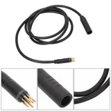 160cm Julet 9 Pin Extension Motor Cable Waterproof Plug for EBike Front Wheel - TDRMOTO