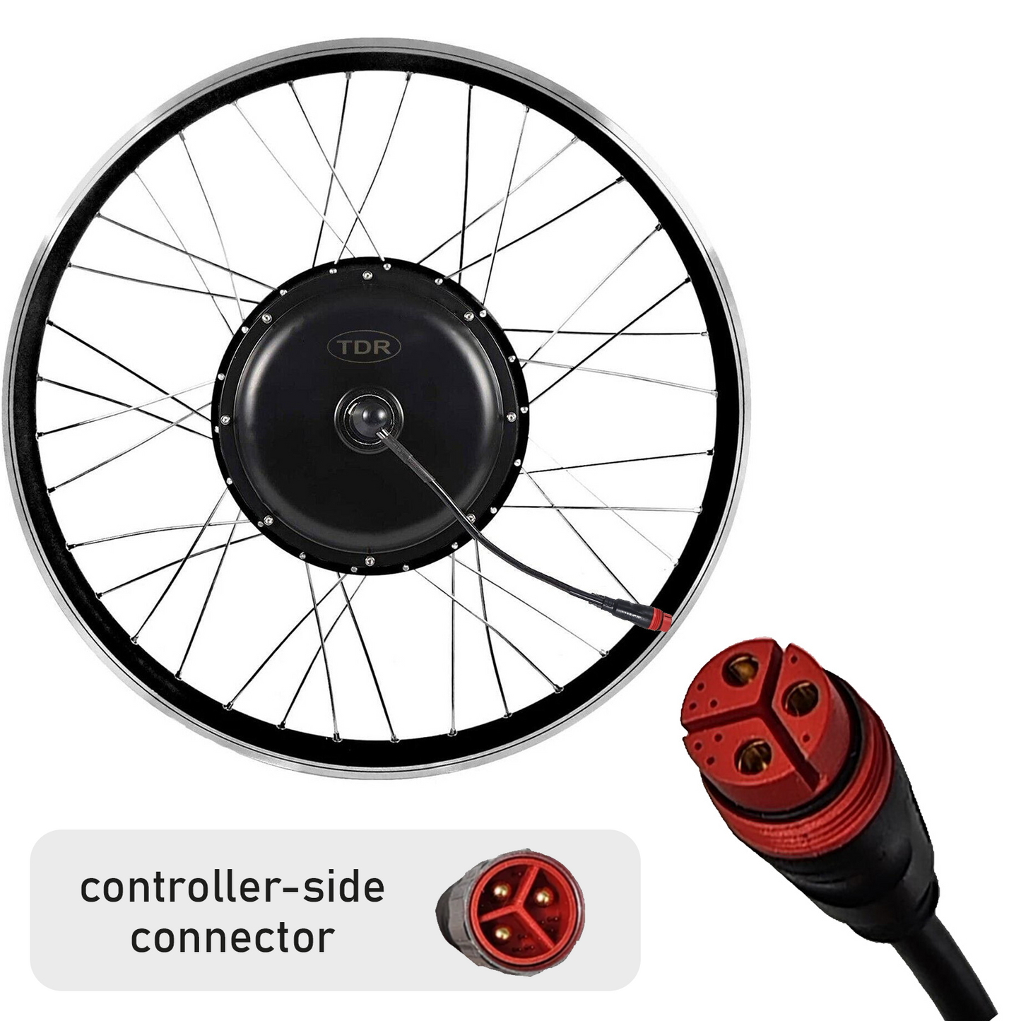 27.5 Inch 1500W Rear Ebike Electric Bicycle Conversion Kit 48v 28.8AH Battery