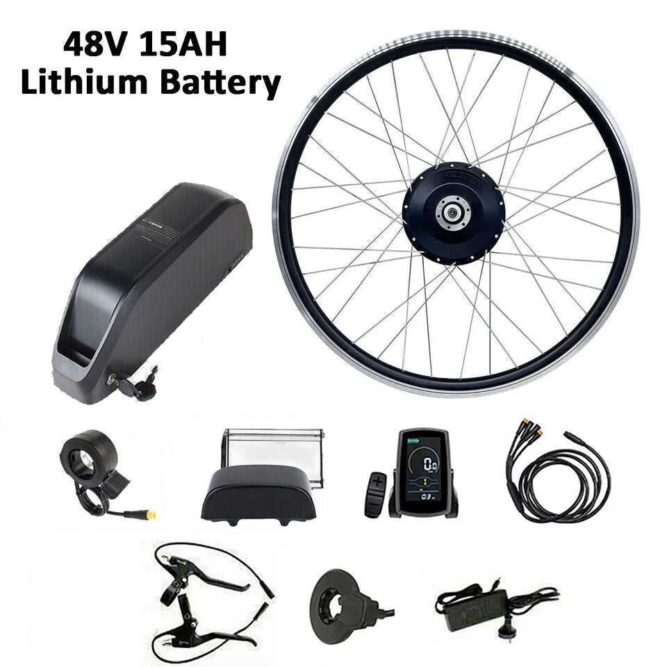 28"/29''/700C 48V 500W Front Wheel Hub Motor Conversion Electric Bike Bicycle Kit