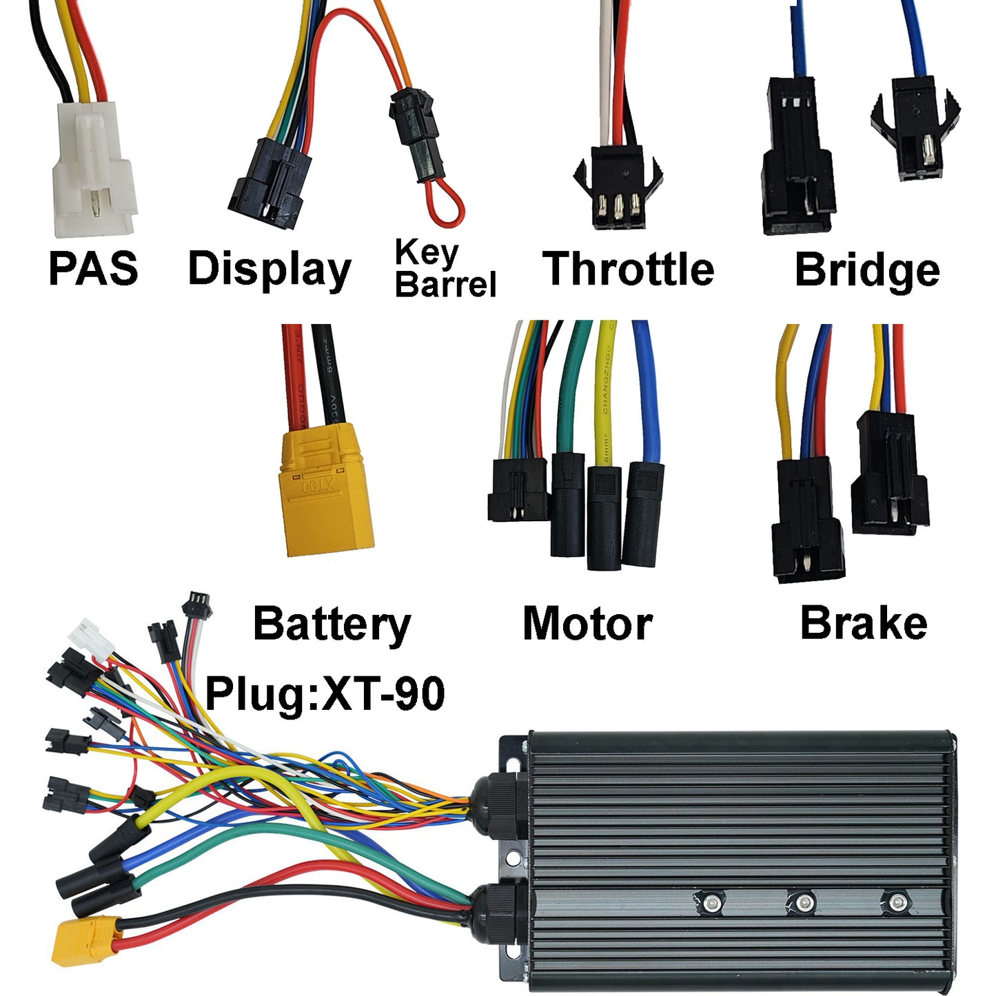 72V 3000W Rear Hub Electric Bike Conversion Kit Max 90km/h with 72V 30Ah Battery