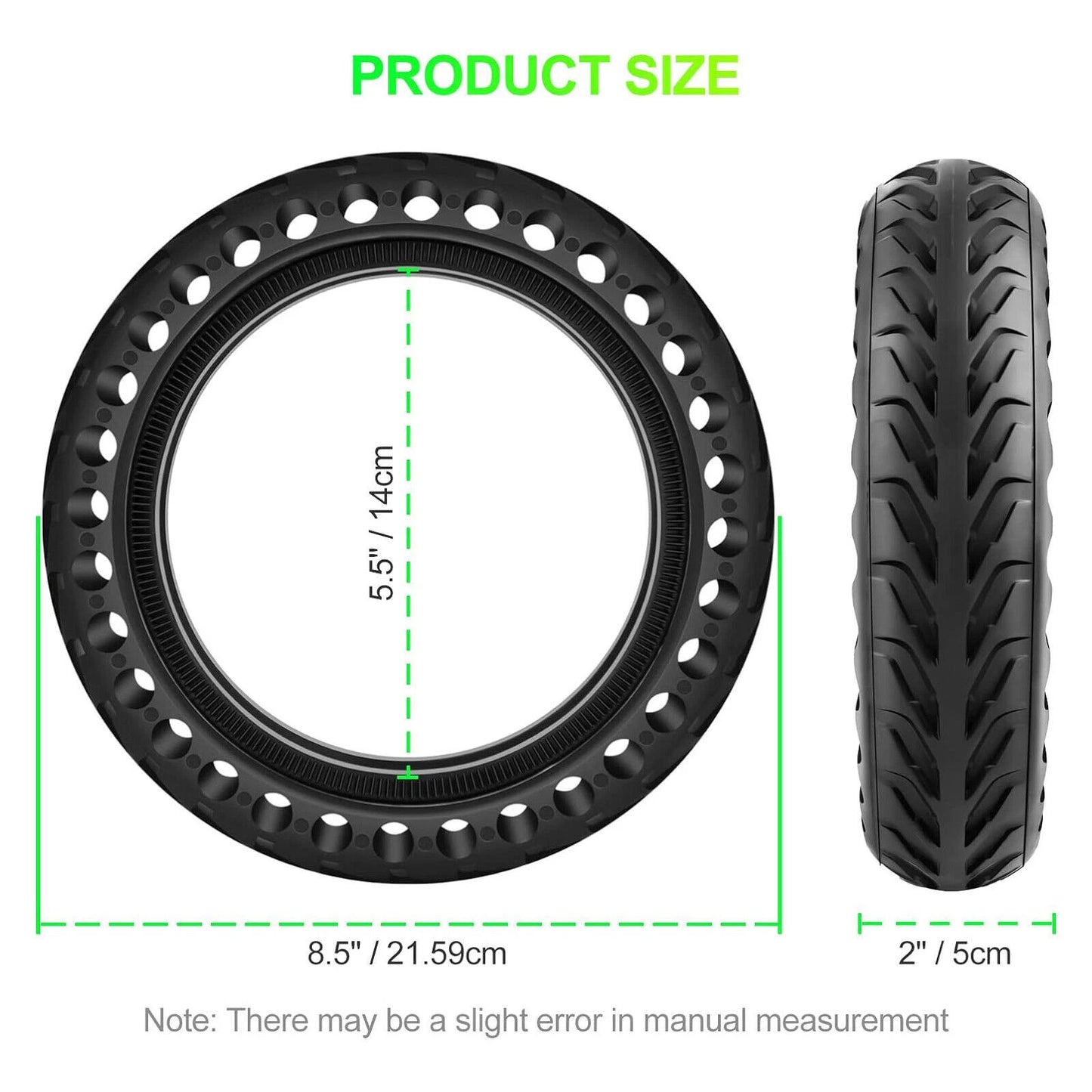 8.5 Inch Electric Scooter Honeycomb Non-Pneumatic Tire Shockproof Puncture proof